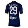 Paris Saint-Germain Bradley Barcola #29 Hjemmedrakt 2025-26 Kortermet